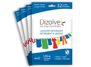 Dizolve Eco-strips Laundry Detergent